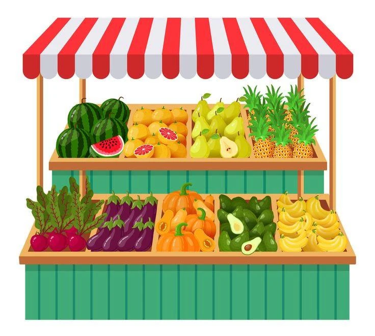 vegetables and fruits store